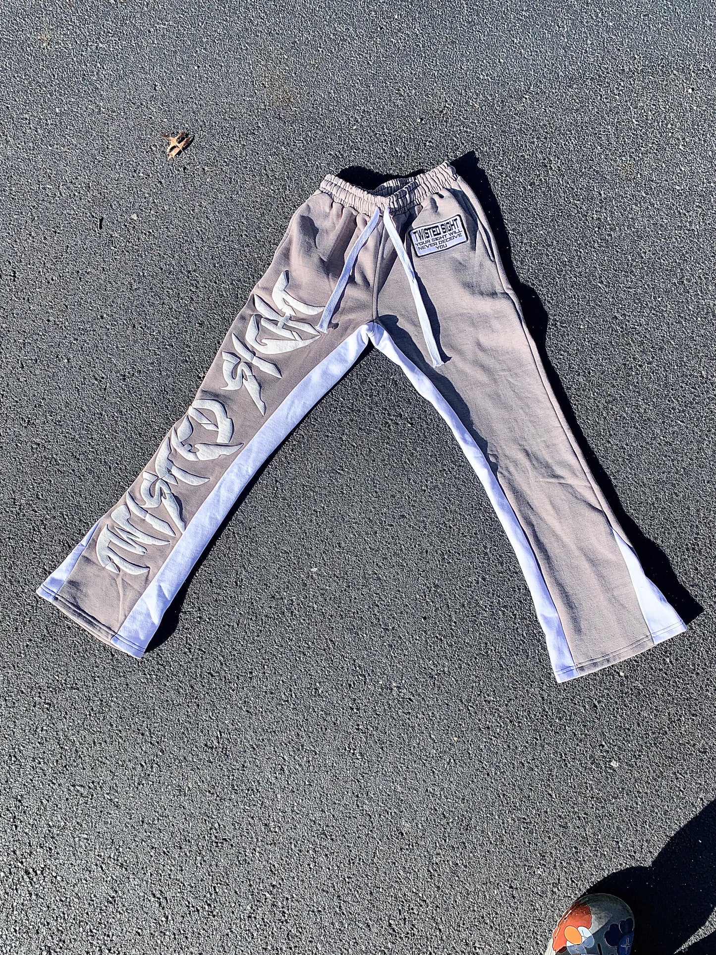 Cool grey “Twisted sight Sweats”