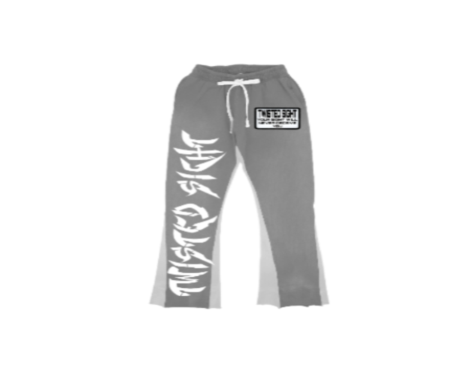 Cool grey “Twisted sight Sweats”