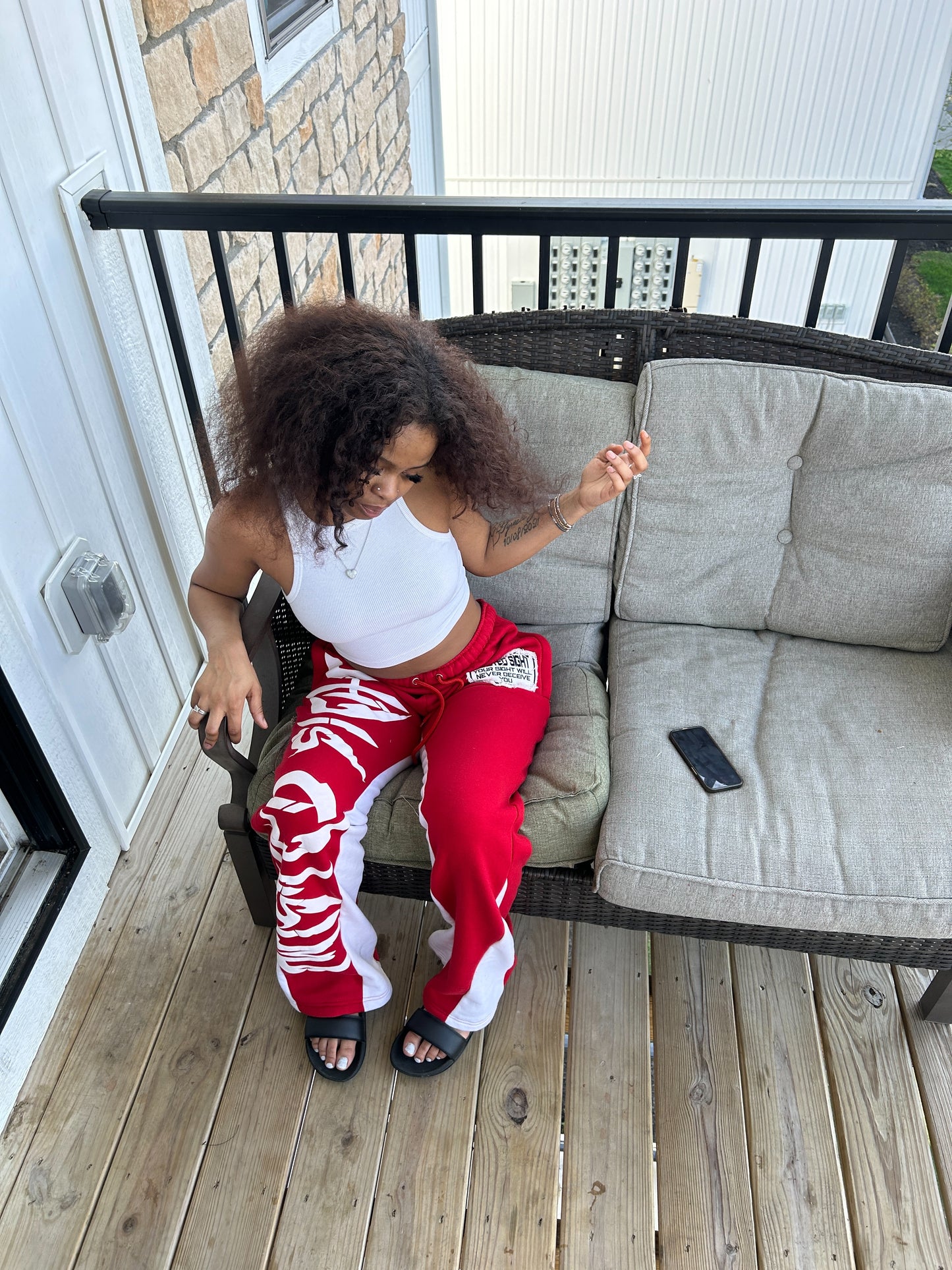 Arsenal Red "Twisted Sight Sweats"